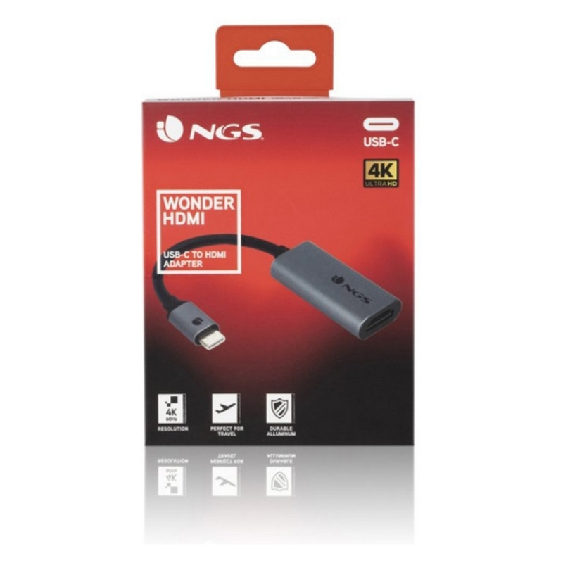 Image secondaire de NGS WONDERHDMI adaptateur graphique USB Noir, Gris