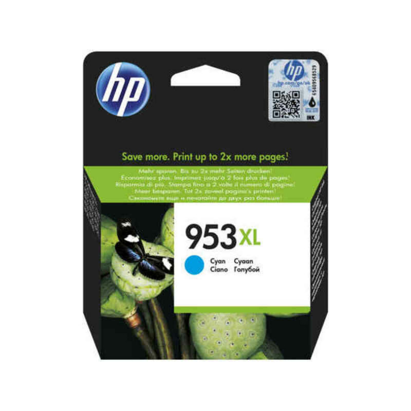 HP 953XL Cartouche d'encre cyan grande capacité authentique