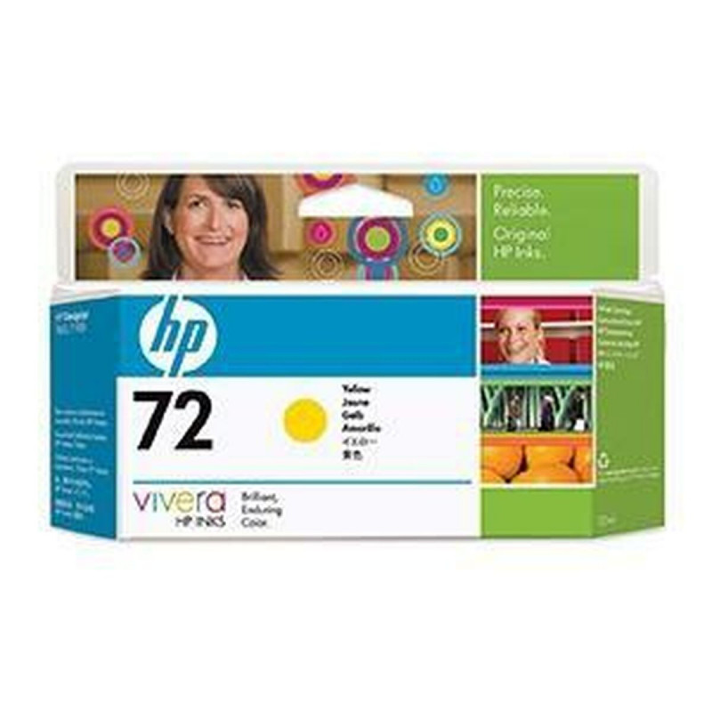 HP 72 cartouche d'encre DesignJet jaune, 130 ml