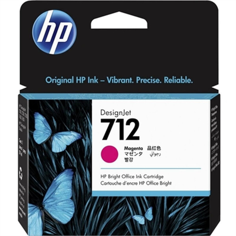 HP Cartouche d'encre DesignJet 712, magenta, 29 ml