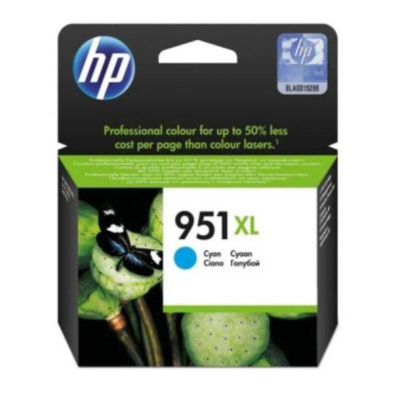 HP 951XL cartouche d'encre cyan grande capacité authentique