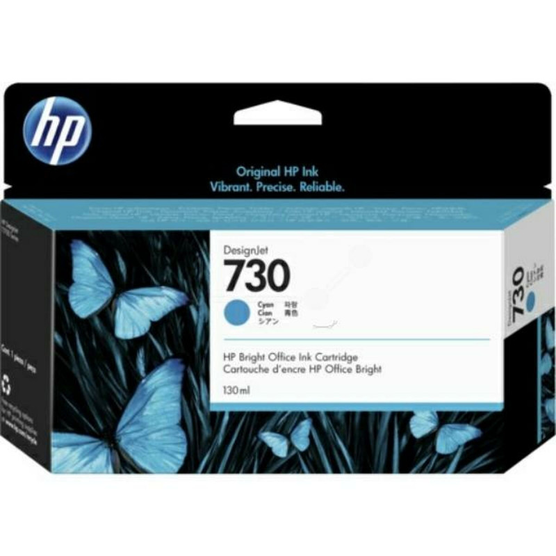 HP Cartouche dencre 730 DesignJet cyan, 130 ml