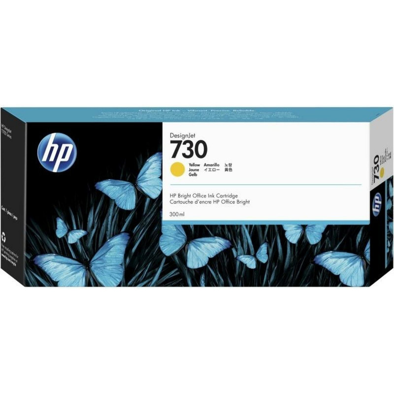 HP Cartouche d'encre 730 DesignJet jaune, 300 ml