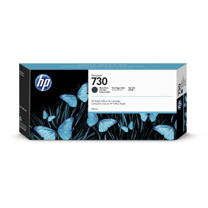 HP Cartouche d'encre 730 DesignJet noir mat, 300 ml