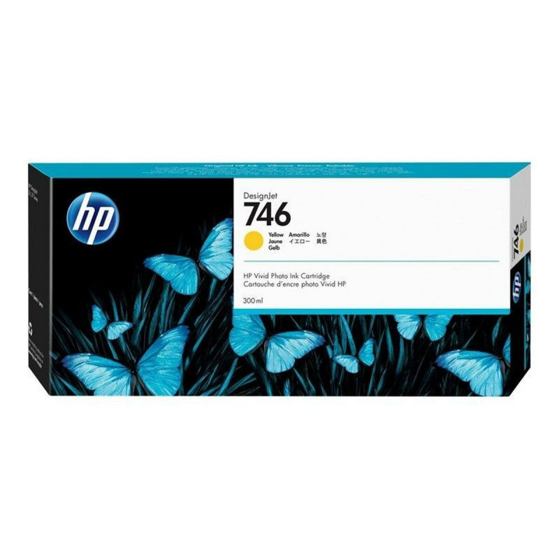 HP Cartouche d'encre DesignJet 746 de 300 ml jaune