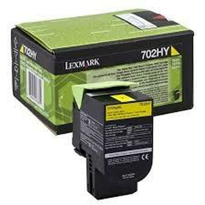 Lexmark 702HY R Cartouche de toner 1 pièce(s) Original Jaune