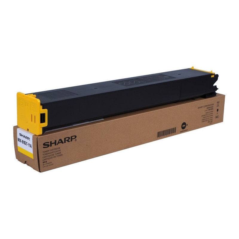 Sharp MX61GTYA Cartouche de toner 1 pièce(s) Original Jaune