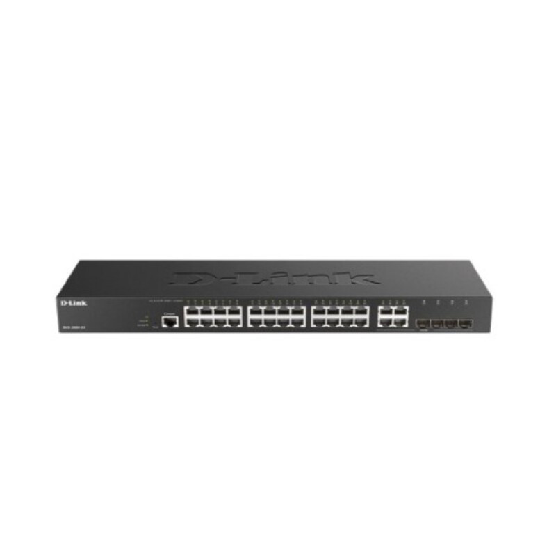 D-Link DGS-2000-28 commutateur réseau Géré L2/L3 Gigabit Ethernet (10/100/1000) 1U Noir