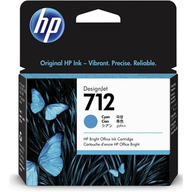 HP Cartouche d'encre DesignJet 712, cyan, 29 ml