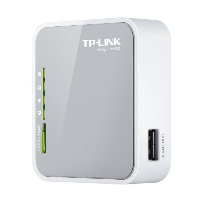 Tp-Link TL-MR3020 routeur sans fil Fast Ethernet Monobande (2,4 GHz) 4G Argent, Blanc