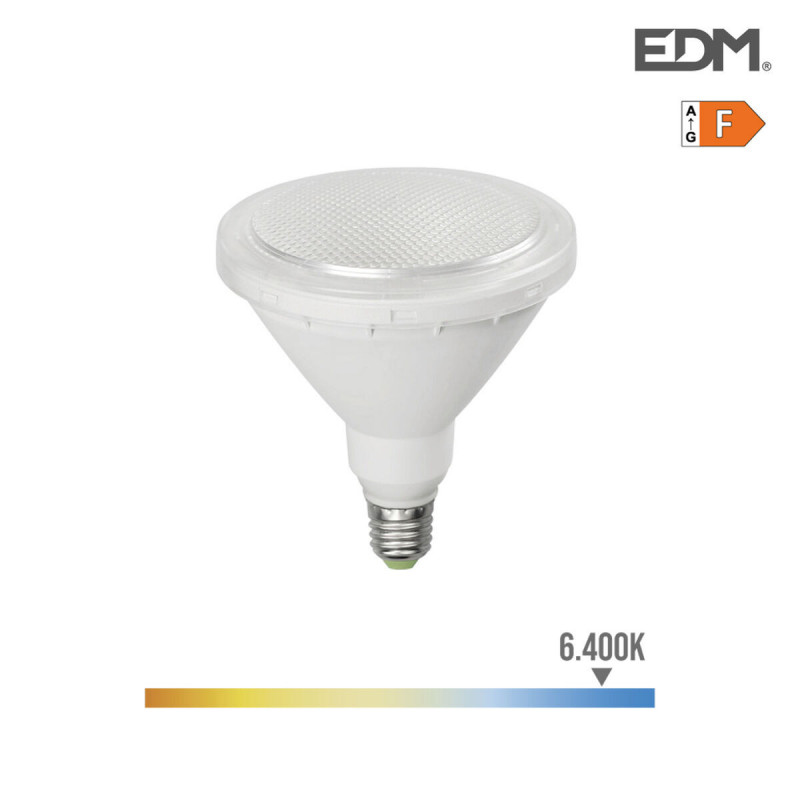 Lampe LED EDM F 15 W E27 1200 Lm Ø 12 x 13,8 cm (6400 K)