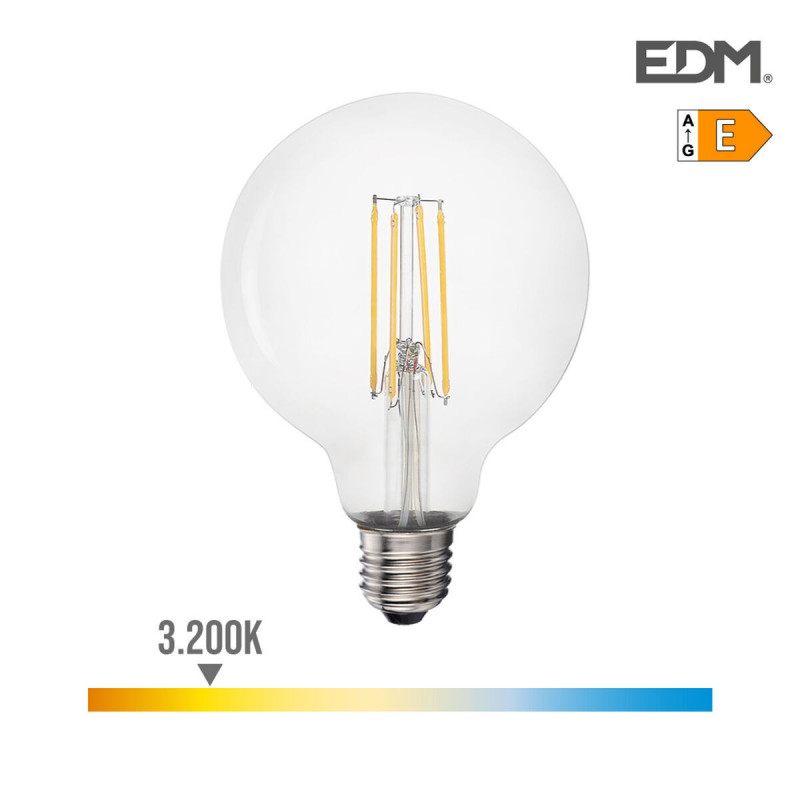 Lampe LED EDM E27 6 W E 800 lm (3200 K)