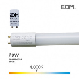 Tube LED EDM 9 W T8 F 700 lm (4000 K) 18,99 €