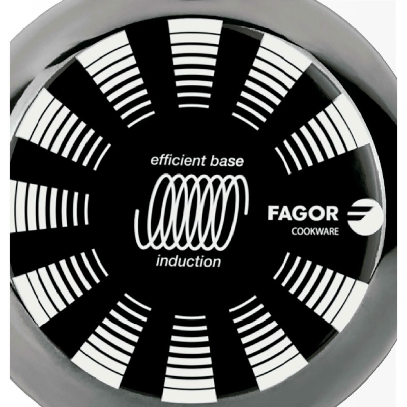 Image secondaire de Poêle FAGOR Indutherm Noir Acier émaillé (Ø 20 cm)