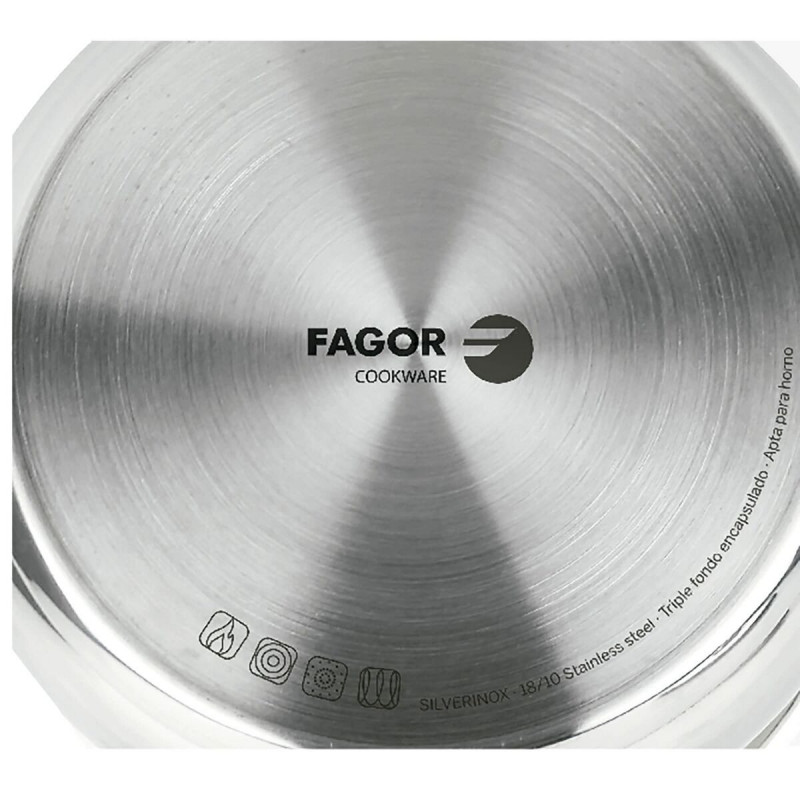 Image secondaire de Casserole FAGOR Silverinox Acier inoxydable 18/10 Chrome (Ø 12 x 6,5 cm)