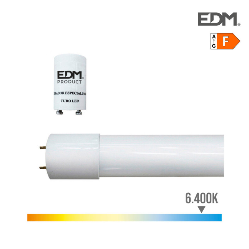 Tube LED EDM 9 W T8 F 800 lm (6500 K)