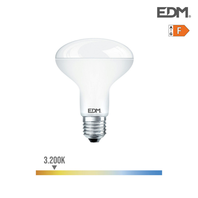 Lampe LED EDM Réflecteur F 12 W E27 1055 lm Ø 9 x 12 cm (3200 K)