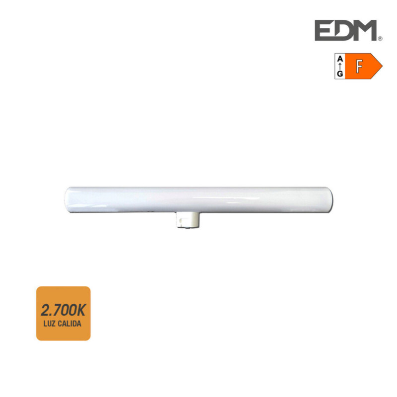 Tube LED EDM Linestra S14D F 7 W 500 lm Ø 3 x 30 cm (2700 K)