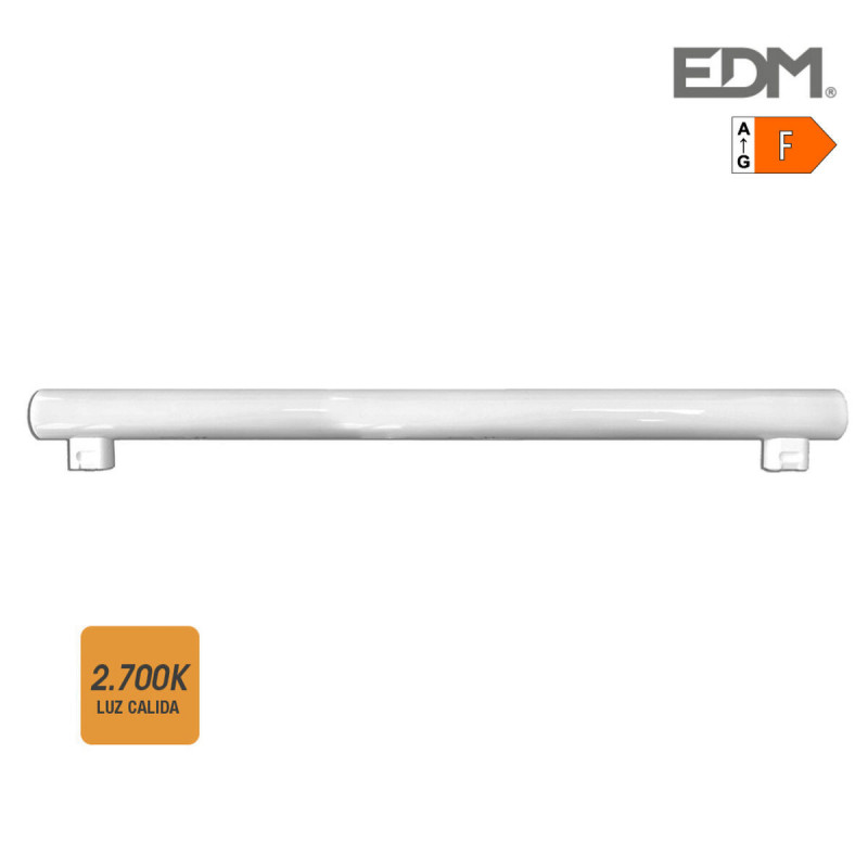 Tube LED EDM Linestra S14S F 9 W 700 lm Ø 3 x 50 cm (2700 K)