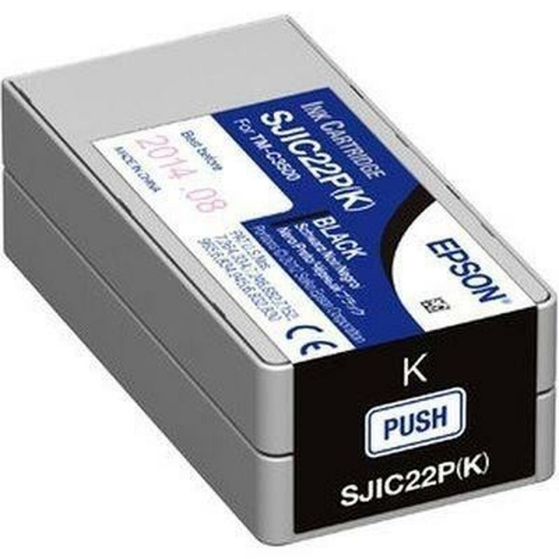 Epson SJIC22P(K): Cartouche d'encre pour ColorWorks C3500 (Noir)