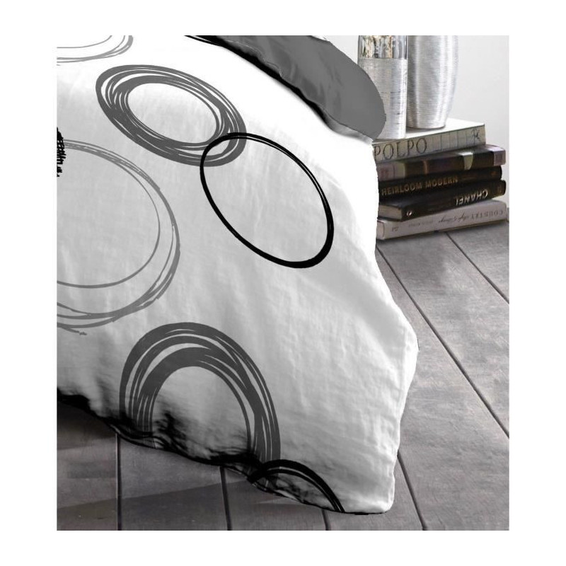 Image secondaire de Housse de Couette Home Linge Passion Audace Gris clair 140 x 200 cm