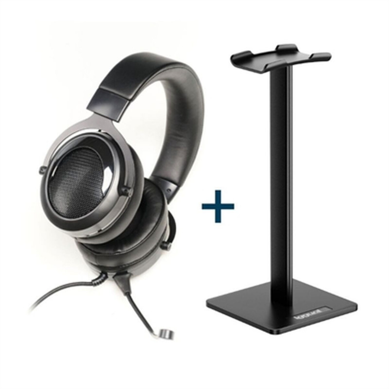 Iggual IGG317136+IGG318058 écouteur/casque Avec fil Arceau Jouer Noir