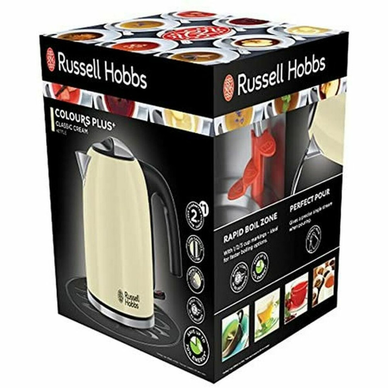 Bouilloire Russel Hobbs 20415-70 2400W 1,7 L Crème Acier inoxydable 2400 W 1,7 L