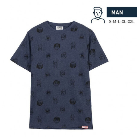 T-shirt à manches courtes homme Marvel Bleu foncé 22,99 €