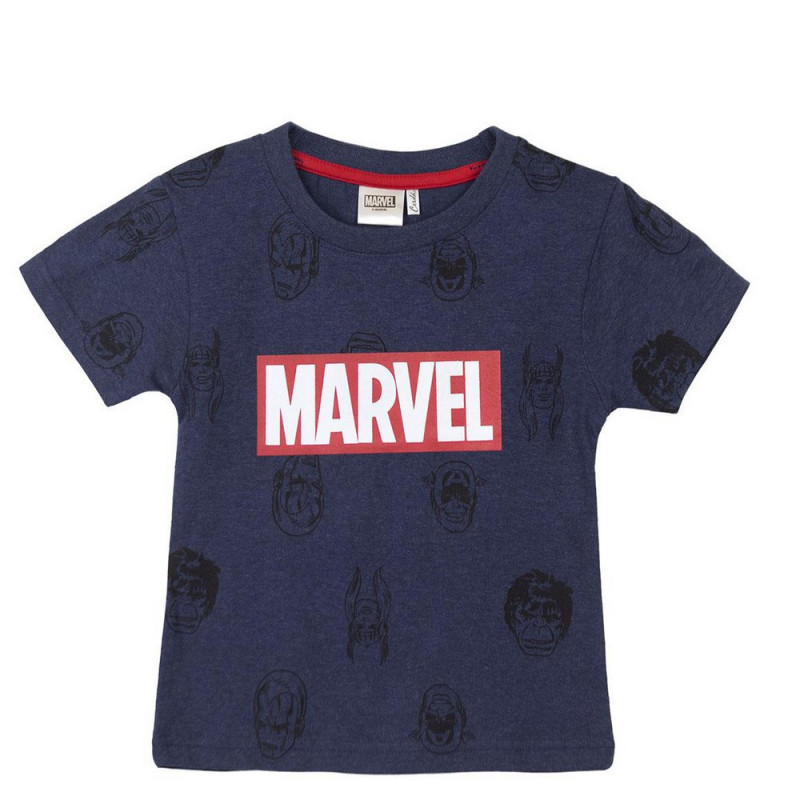 T-shirt à manches courtes Enfant Marvel Bleu foncé