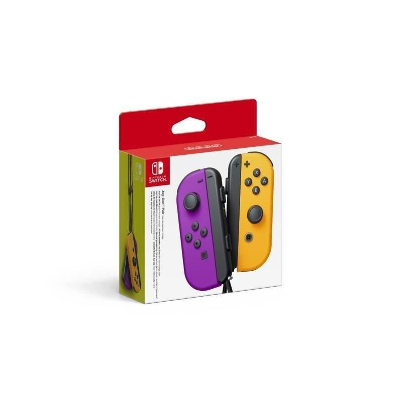 Image secondaire de Nintendo Joy-Con Noir, Orange, Violet Bluetooth Manette de jeu Analogique/Numérique Nintendo Switch