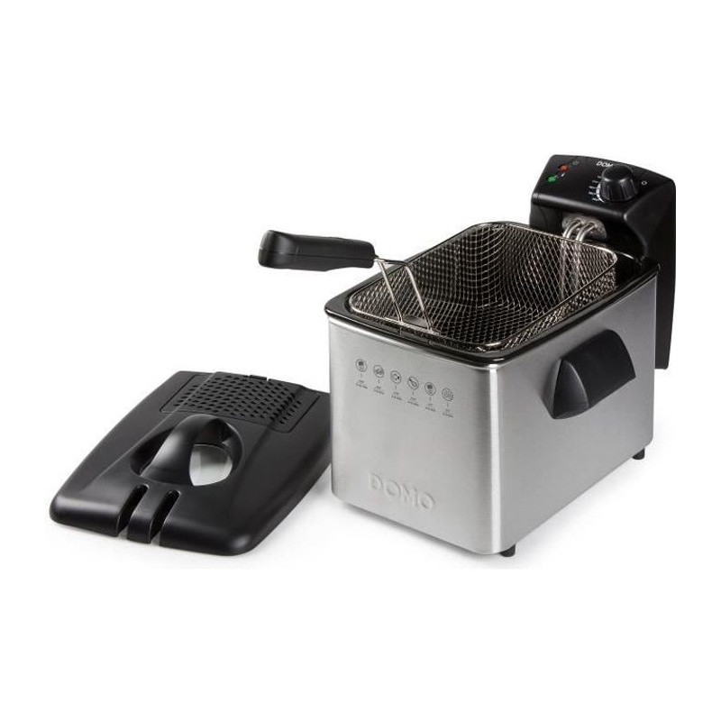 Friteuse Domo DO465FR 4 L 3000 W Argenté Acier