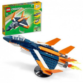 LEGO Creator 31126 L'Avion Supersonique. Jouet 3 en 1 Hélicoptere Bateau Avion 28,99 €
