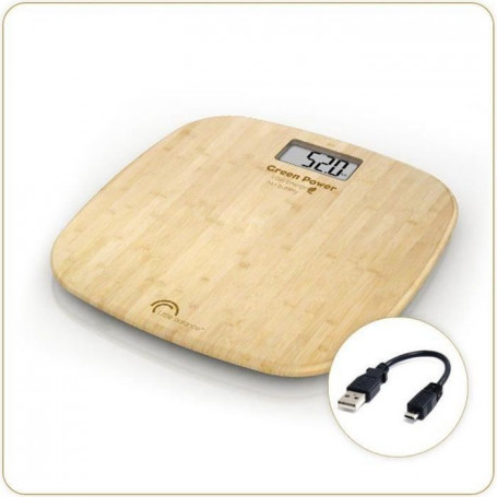 LITTLE BALANCE - Pese-personne bambou USB soft 180 kg / 100 g 43,99 €