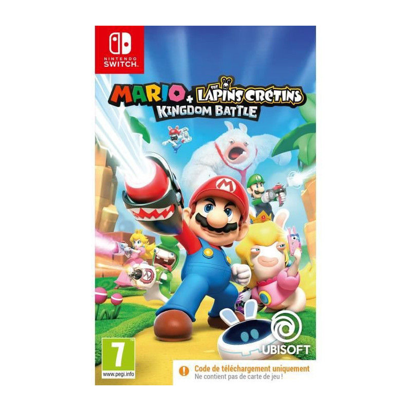 Nintendo Code à télécharger - Mario + Les Lapins Crétins Kingdom Battle Standard Nintendo Switch