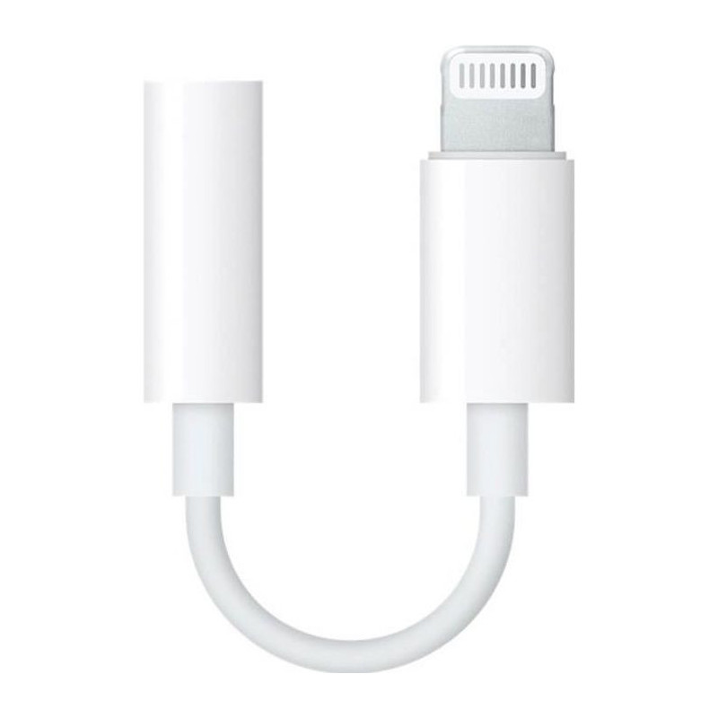 Câble Audio Jack vers Lightning Apple mmX62ZM/A Blanc