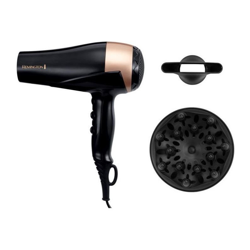 Remington D6098 Sèche-cheveux 2200W ionique - sublime la brillance des cheveux na