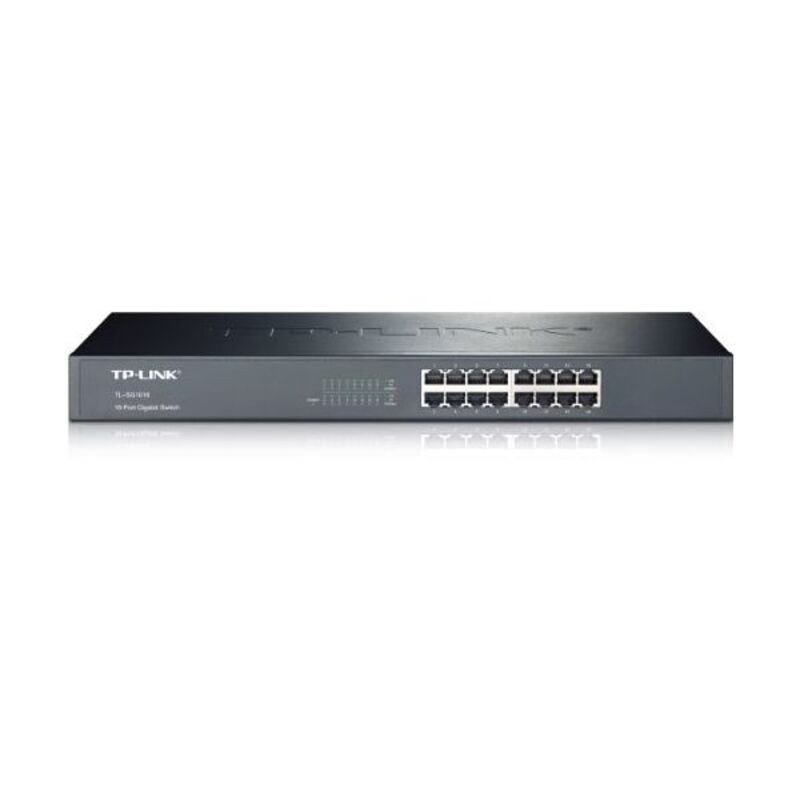 Tp-Link TL-SG1016 Non-géré Gigabit Ethernet (10/100/1000) 1U Noir