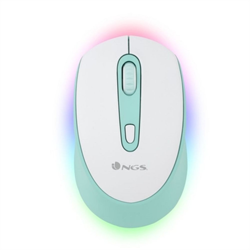 NGS SMOG MINT-RB souris Ambidextre RF sans fil + Bluetooth Optique 2400 DPI