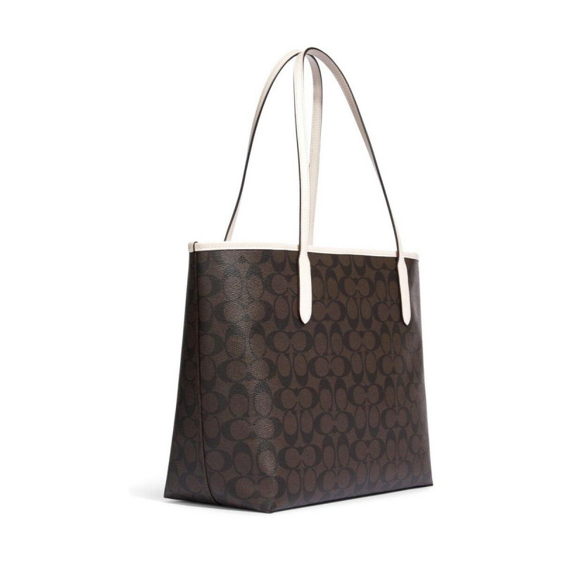 Sac main Femme Coach CB869 IMUOC Marron 44 x 27 x 14 cm