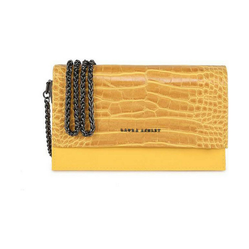 Sac-à-Main Femme Laura Ashley DUDLEY-CROCO-YELLOW Jaune 22 x 12 x 5 cm