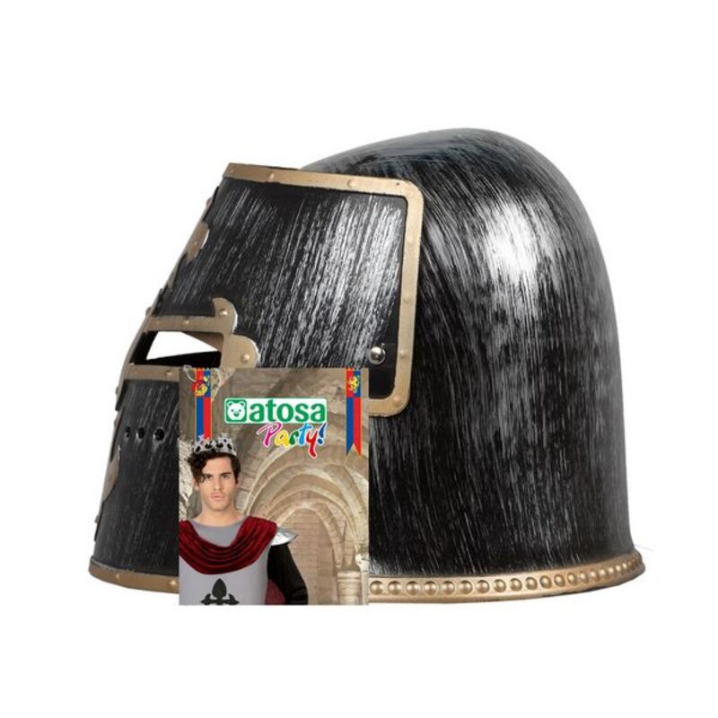 Image secondaire de Casque médiéval Argenté Romain