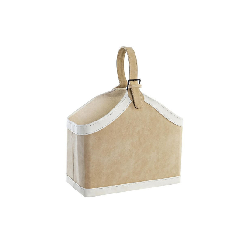 Porte-Revues DKD Home Decor Camel Crème Polyuréthane (40 x 19 x 50 cm)