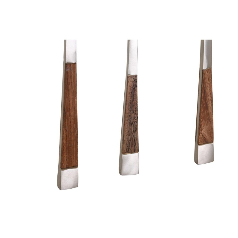 Image secondaire de Couverts DKD Home Decor Naturel Argenté Acier inoxydable Acacia (4,5 x 2 x 20 cm)