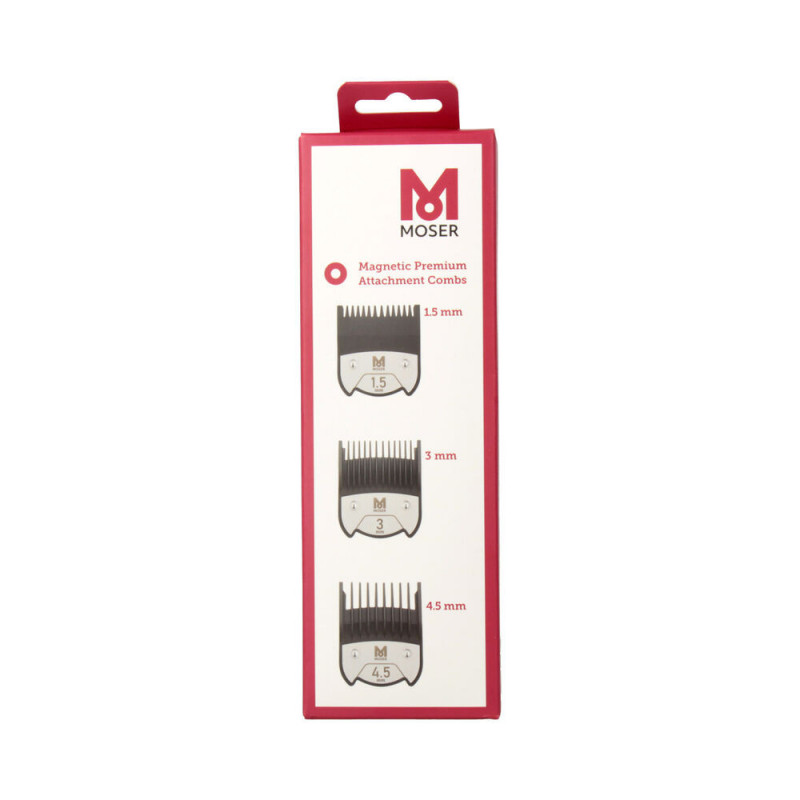 Ensemble de peignes/brosses Wahl Moser Pack Peines (1.5/3/4.5 mm)