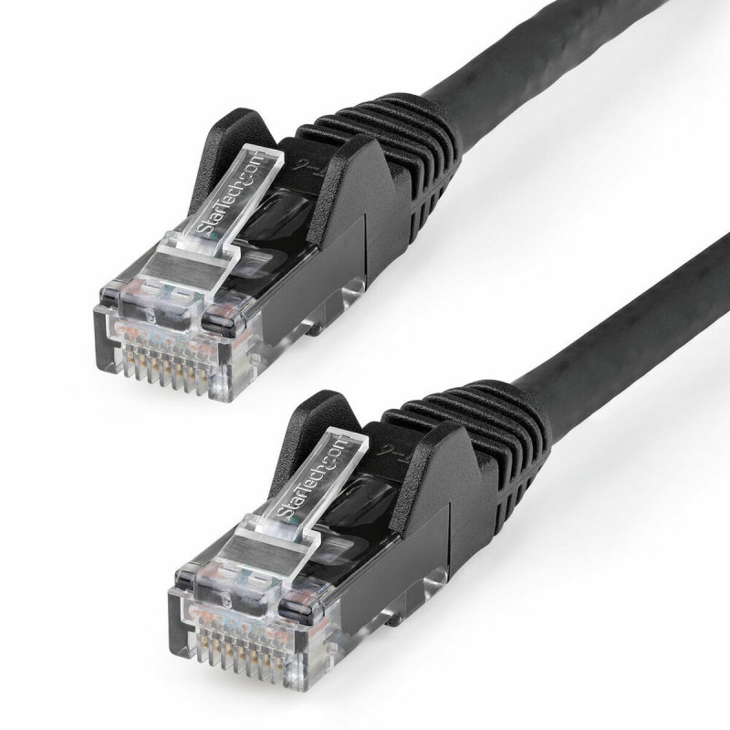 Startech.com N6LPATCH1MBK câble de réseau Noir 1 m Cat6 U/UTP (UTP)