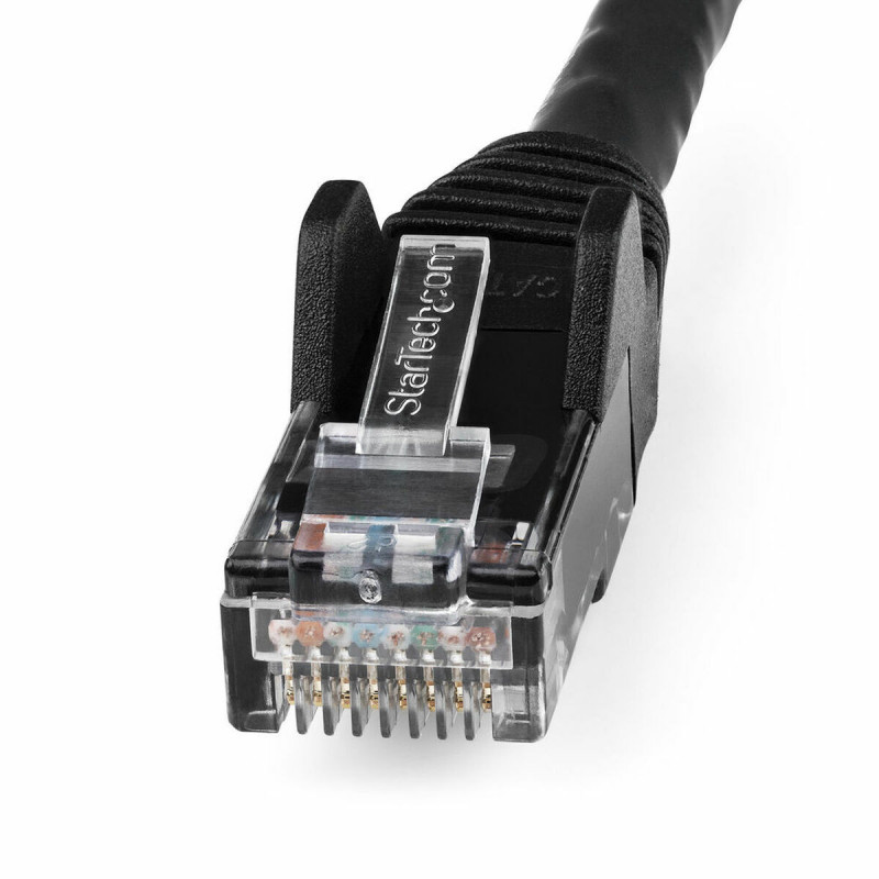 Image secondaire de Startech.com N6LPATCH1MBK câble de réseau Noir 1 m Cat6 U/UTP (UTP)