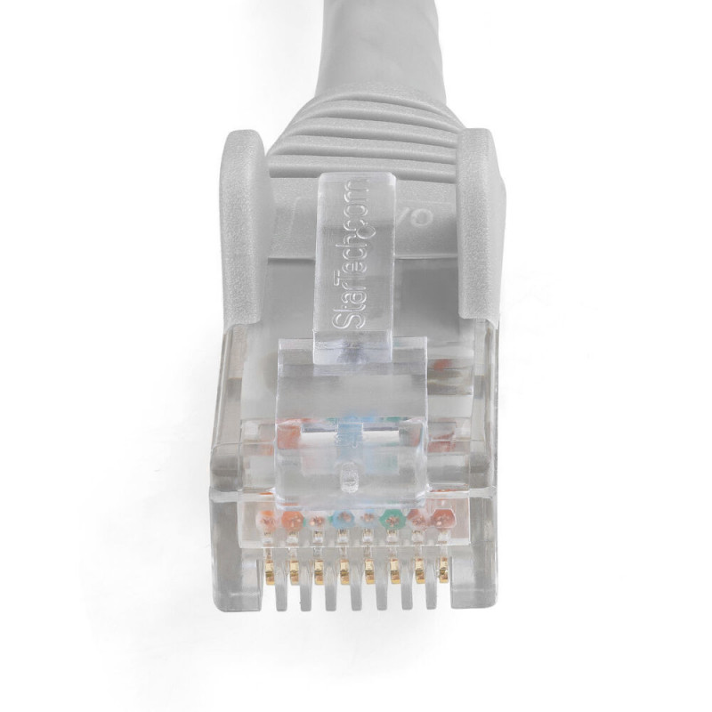 Image secondaire de Startech.com N6LPATCH50cmGR câble de réseau Gris 0,5 m Cat6 U/UTP (UTP)