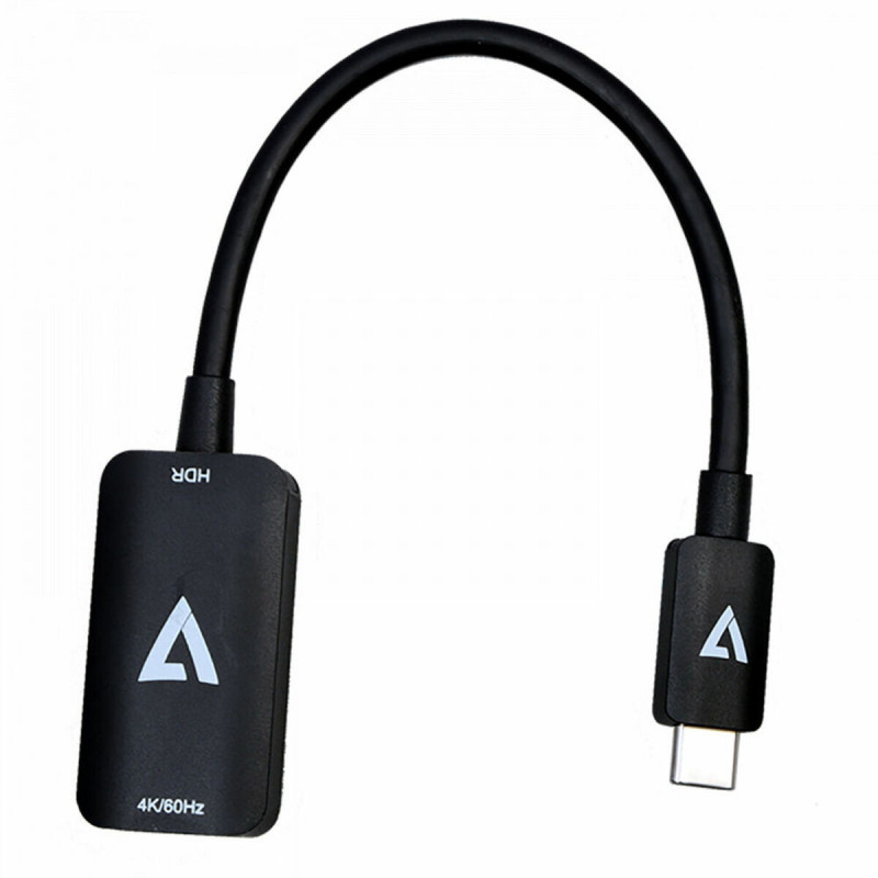 V7 V7USBCHDMI4K60HZ câble vidéo et adaptateur HDMI Type A (Standard) USB Type-C Noir