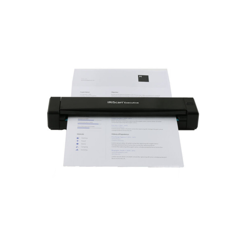 Image secondaire de l'I.R.I.S. IRIScan Executive 4 Alimentation papier de scanner 600 x 600 DPI A4 Noir