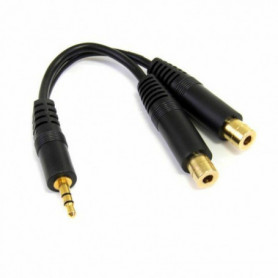 Câble Audio Jack (3,5 mm) Coupleur Startech MUY1MFF       Noir 0,15 m 13,99 €